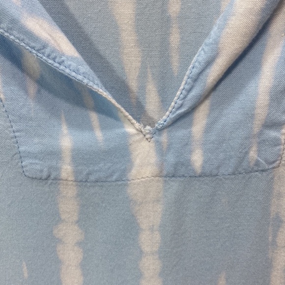 Style Kik natural tie‎ dye swim coverup light top - Picture 2 of 9